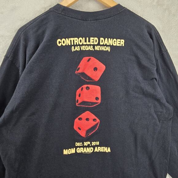 Dave Chapelle John Mayer Shirt XL Tour Band Comedy Las Vegas Controlled Damage - Picture 7 of 10